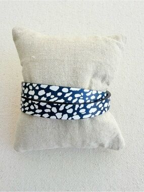 *Double Leather  Band* KEEP COLLECTIVE Retired Animal Print Brand New